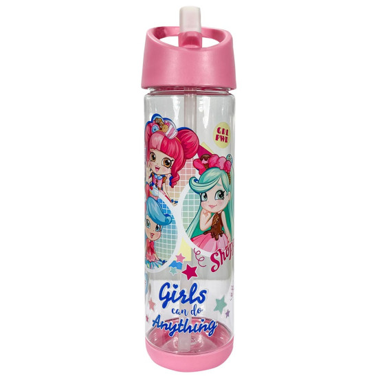Sunce Παιδικό μπουκάλι νερού shopkins Water Bottle 500ml Tritan Plastic BPA Free